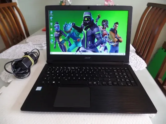 Notebook Acer Core i5-8250U\Ssd512GB\12GB\Tela 15.6\Bat.100%\Wind\Wi-fi