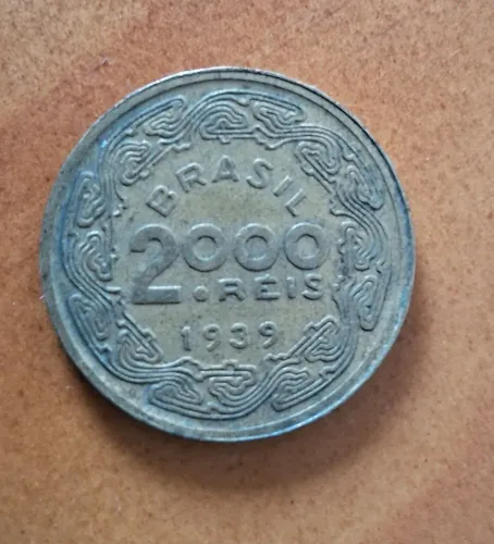 Moeda 2000 Réis Floriano Peixoto 1939
