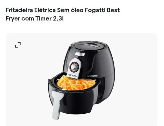 Airfryer assa rápido demais