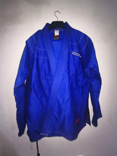 Kimono Jiu-Jitsu BJJ Keep Rolling BJ500 Azul A3 + Faixa Branca