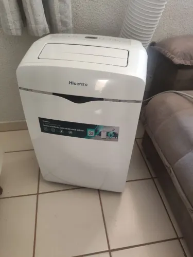 Ar condicionado portátil 12000 BTUs wi-fi hisense