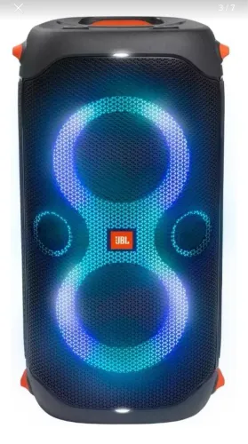 Caixa De Som JBL Partybox 110 Bluetooth Classificação IPX Cor Preto NOVA COM CAPA