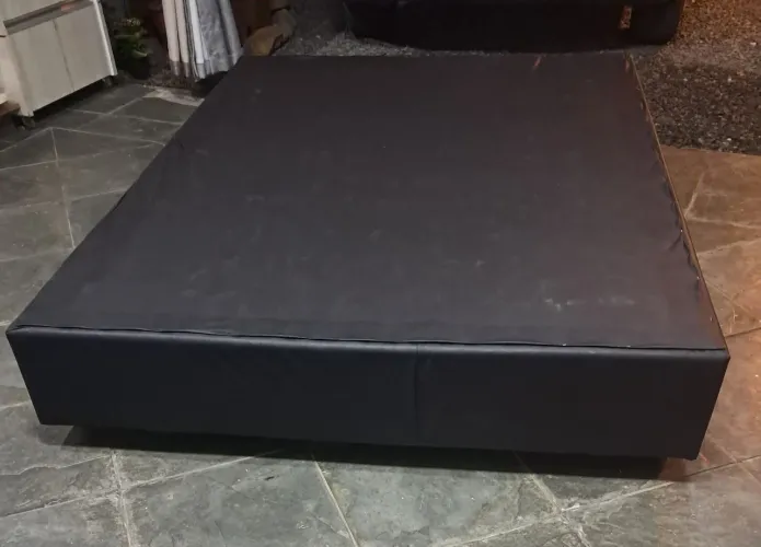 Base cama Box casal 1.38 ( reformado) entrega grátis