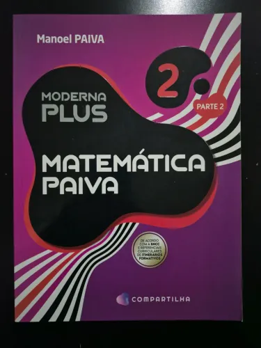 Livro Matemática Paiva - Volume 2 Parte 2 - Moderna Plus (BNCC)