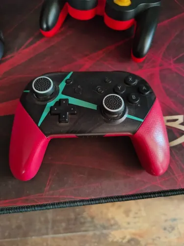 Controle Sem Fio para Nintendo Switch - Modelo Xenoblade Edition | Primeira Linha Premium