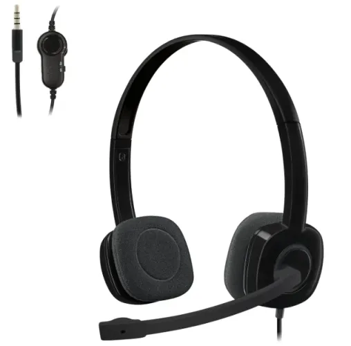 Headset com fio Logitech H151 