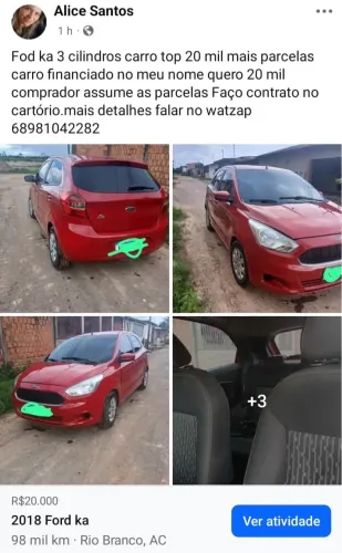 Ford KA 1.0 Se/se Plus Tivct Flex 5P 2018