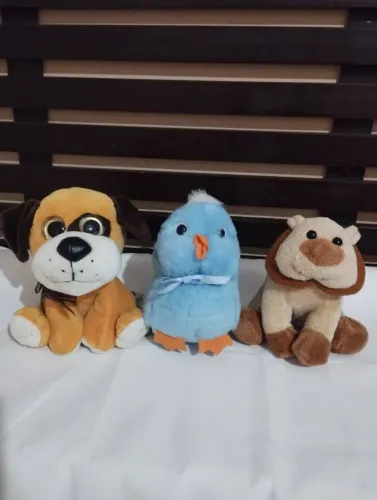 Kit pelúcias antialérgicas novas 