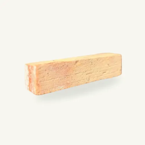meio tijolo de demolição retificado 24x5x6cm