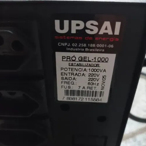 Estabilizador upsai progel 1000va 220/220v