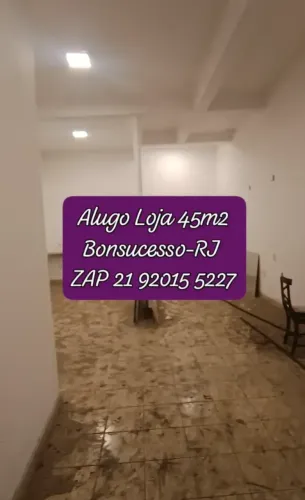 ALUGO LOJA COMERCIAL EM BONSUCESSO-RJ