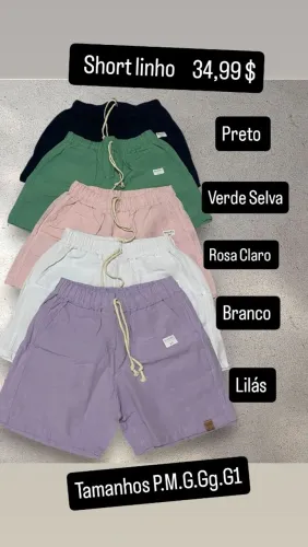 Short linho 