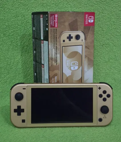 Switch Lite Hyrule | ACEITO OLX PAY | COMPLETO
