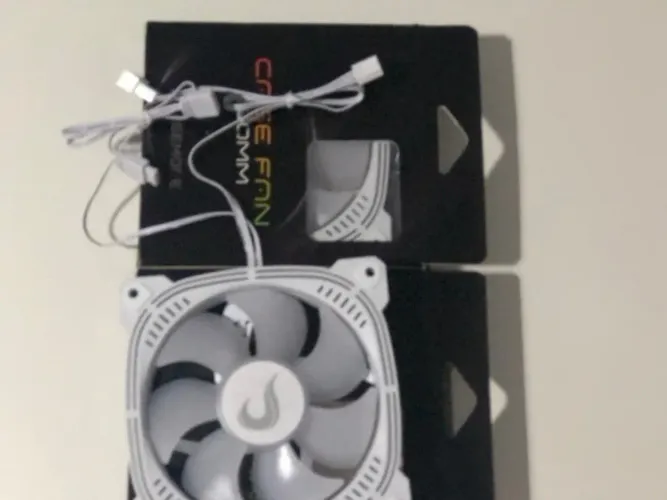 Fan Gamer Rise Mode Aura Frost Pro Turbine Pwm Argb 5v 120mm Branco