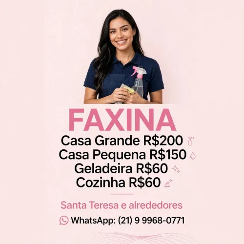 Serviço de faxina ?
