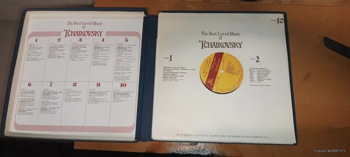 Coletânea de vinil música clássica . Tchaikovsky