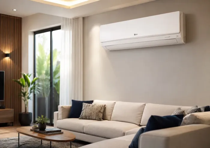 Ar  Condicionado LG Hi-Wall 12.000 BTUs Semi-Novo com Controle Remoto