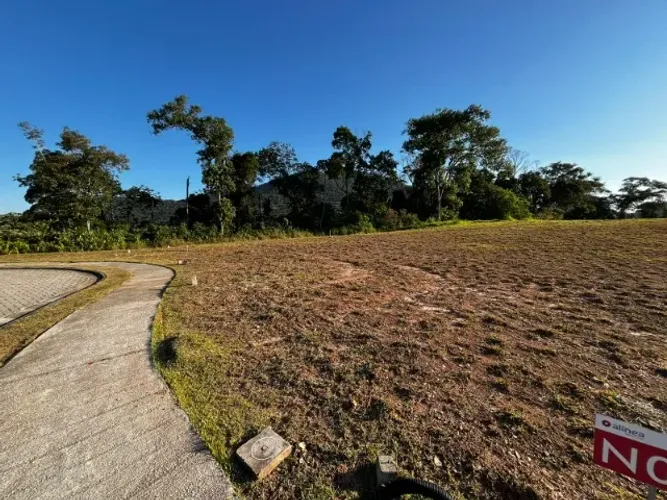 Terreno Grande no Condomínio Alínea - Fim de Rua, Frente p/ Mata e Vista para o por do Sol