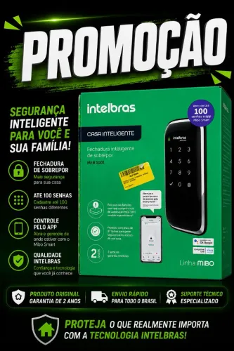 Fechadura digital Intelbras