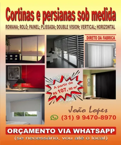 Persianas sob medida