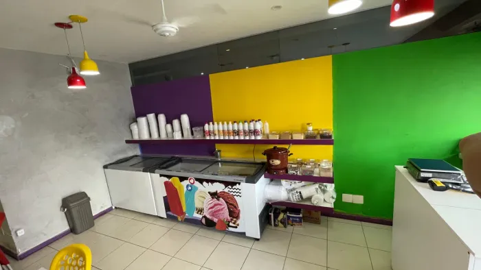Açaiteria em funcionamento
