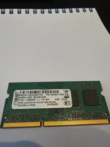 Memória Ram Notebook 4gb Ddr3l 1600mhz Smart Pc3l-12800s 1.35v