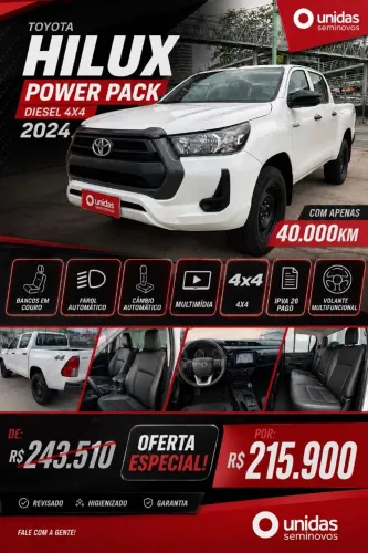 Toyota Hilux CD Conquest 4X4 2.8 Die.aut 2024