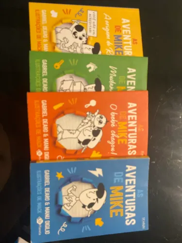 Livros as aventuras de Mike coleção ( 1,2,3,4)