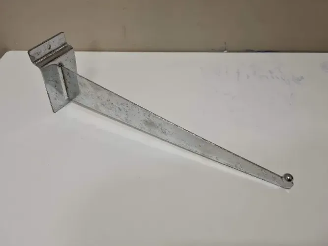 Suporte de Prateleira para Painel Canaletado 30cm Cromado USADO