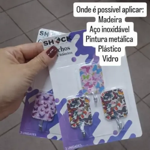 KIT COM 3 GANCHOS SHOCK