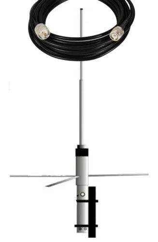 Antena plano terra ajustável 87mhz A 108mhz