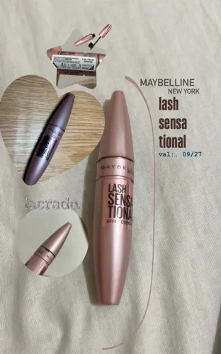 Máscara Cílios Sensacionais Lavável Preto Maybelline Ny