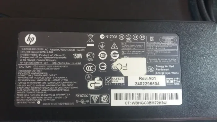 Fonte para PC Hp All In One 150w Original Preto (Usado)