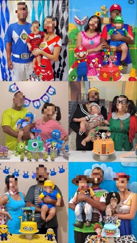 Fantasias para mês versário