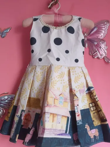 Vestido infantil luxo marca Jacris 1 ano