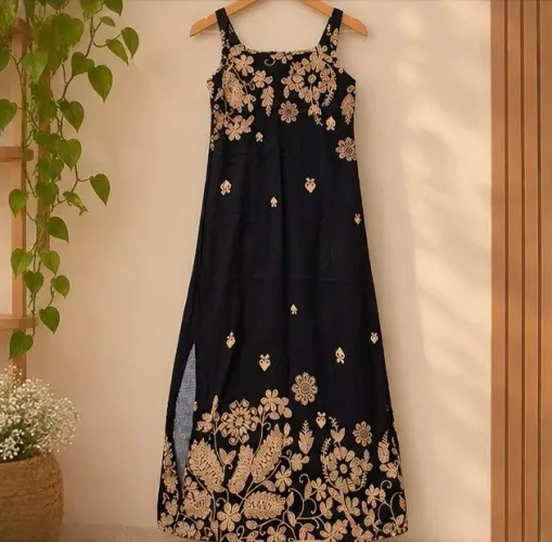 VESTIDO LONGO PRETO