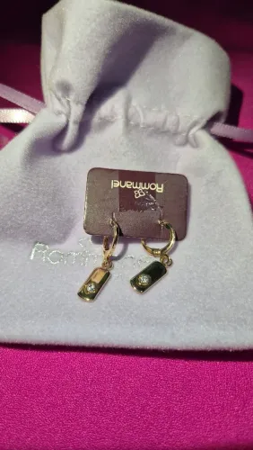 Brinco argolinha com pedra - 10% desconto 