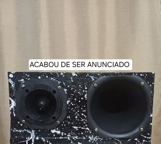 Som*conjunto novo super twitter 160w rms+driver+suporte+capacitores*tudo NOVO é ZEROOOOOOO