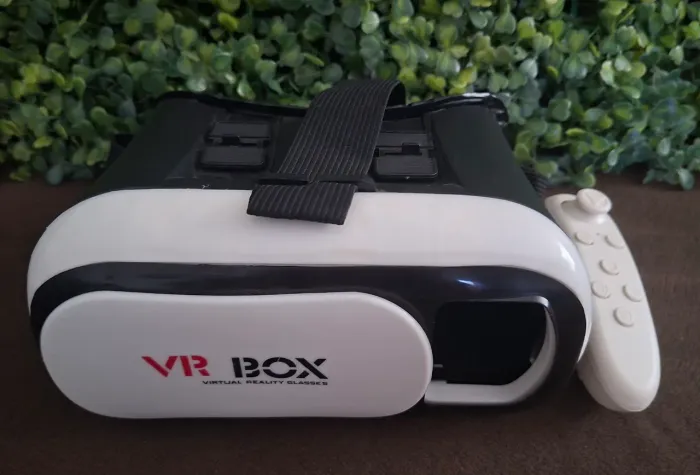 Óculos VR Box 2.0 Realidade Virtual 3D Smartphone Com Controle
