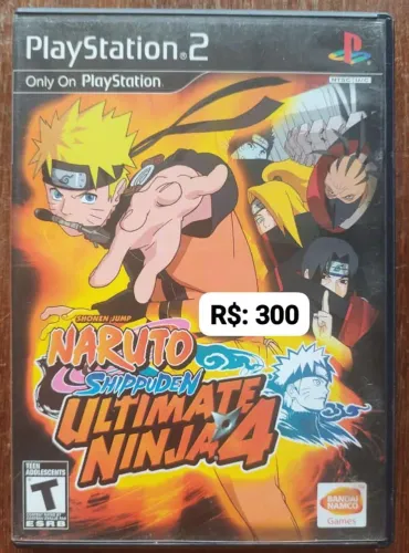 Naruto Ultimate Ninja 4 = R$: 300