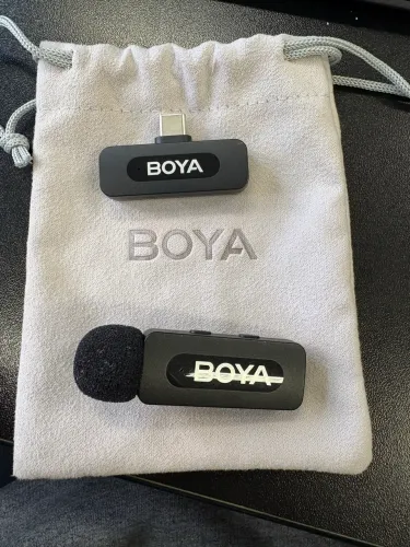 Microfone lapela Boya