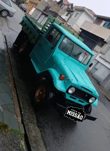 Toyota Band.Picape Chassi Curto Diesel 1980