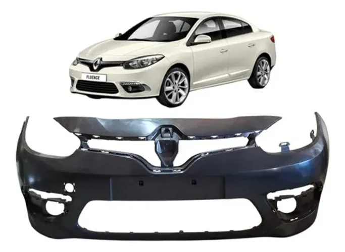 Parachoque Dianteiro Fluence 2014 2015 2016 2017 2018 Preto