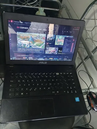 Notebook funcionando tudo entrego