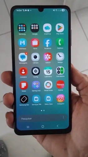 Vendo Galaxy A06, 128 GB, cor: azul escuro, pouco tempo de uso,