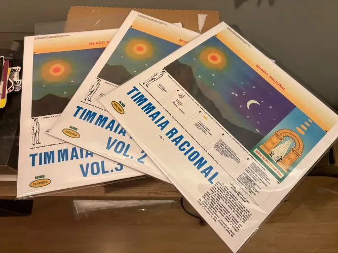 KIT LP / VINIL Três Selos Tim Maia volumes 1,2 e 3