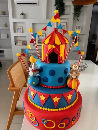Maquete Bolo Circo