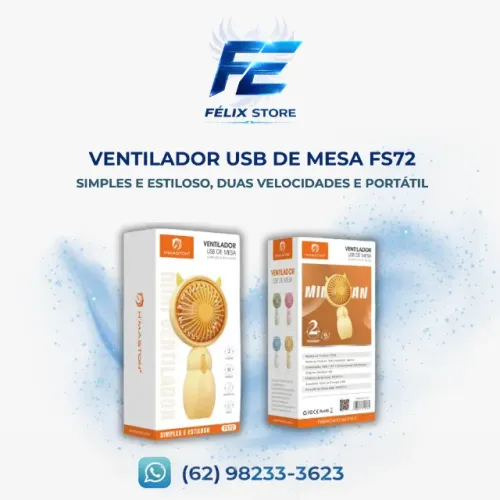 HMaston FS72 Ventilador Portátil Recarga USB