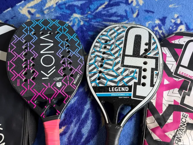 2 Raquetes de Beach Tennis Kona e HP 3k Carbon!
