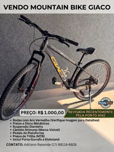 Vendo Mountain Bike Giaco